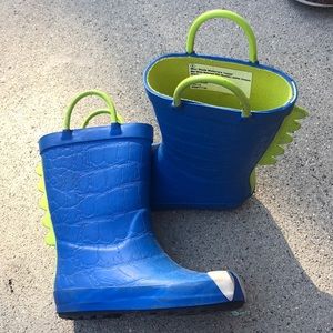 Toddler monster/Dino rainboots